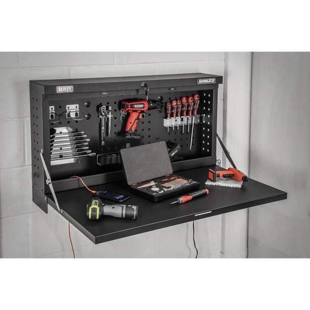Sealey APWMW01 Superline PRO® Wall Mounting Foldable Workbench 900mm