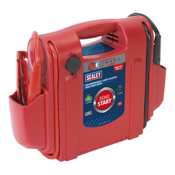 Sealey RS1 12V Emergency Jump Starter 1000 Peak Amps