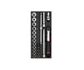 Facom MOD.S161-212U 1/2″ Drive Imperial Bi-Hex (12-Point) Socket Set in Module