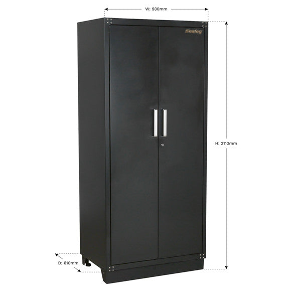 Sealey APMS05 Heavy-Duty Modular Full Height Floor Cabinet 2 Door 930mm