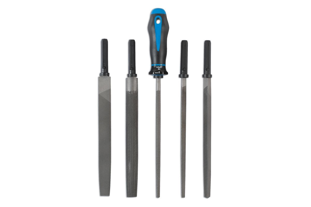 LASER TOOLS 7025 Interchangeable File Set 5pc