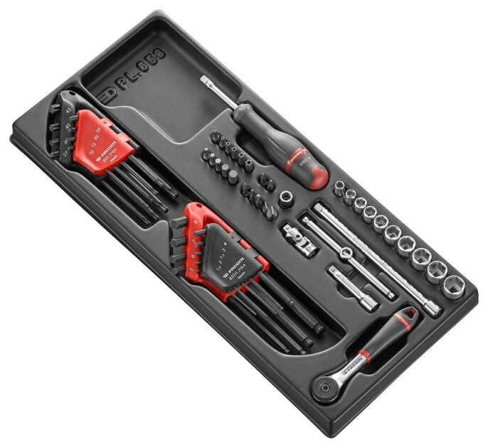 Facom MOD.R161-46- 1/4″ Drive 52 Piece Metric Hexagon (6-Point) Socket & Bit Set
