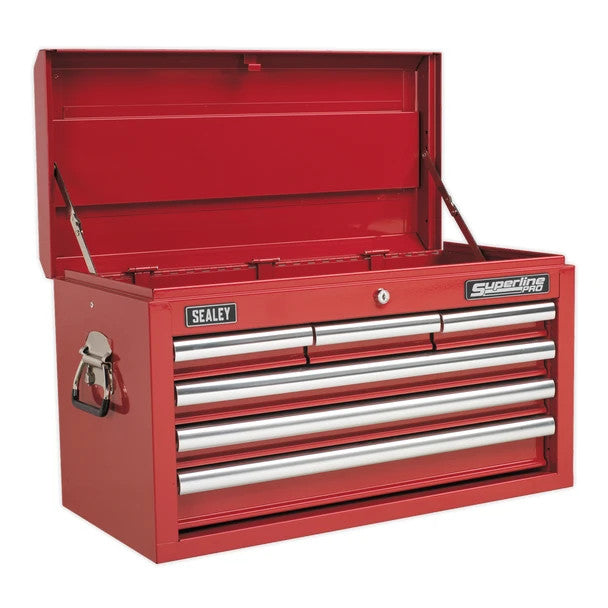 Sealey AP33069 Superline PRO Topchest 6 Drawer - Red