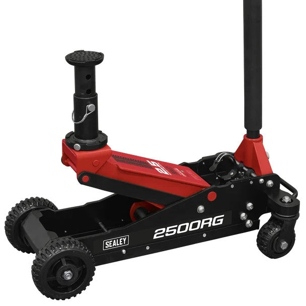 Sealey 2500RG Big Wheel Hybrid Trolley Jack for Off-Road Vehicles, SUVs