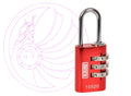 Kasp K10520REDD Aluminium Combination Padlock 20mm Red