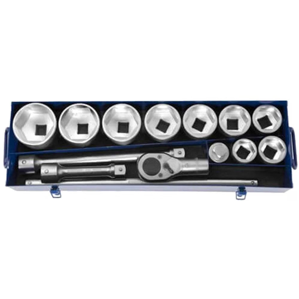 Expert by Facom E034701  14 Piece 1" Drive Hex Socket Set Metric