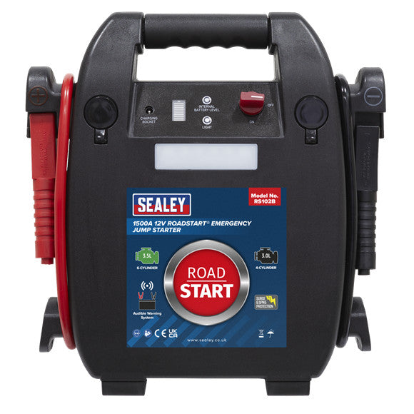 Sealey RS102B 12V Emergency 6-Cylinder Jump Starter 3.5L