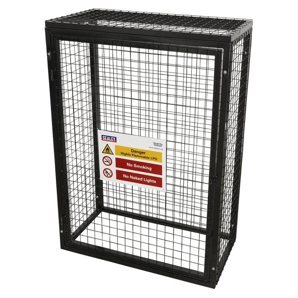 Sealey GCSC247 Gas Cylinder Safety Cage - 2 x 47kg