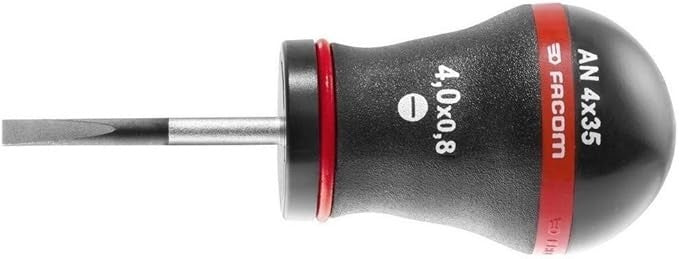 Facom AN6.5x35 Protwist Stubby Slotted Screwdrivers 6.5X35