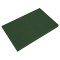 PACK OF 5 Green Scrubber Pads 12" x 18" x 1"-Sealey GSP1218