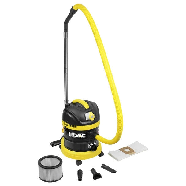 Sealey PC150BV110V BuilderVac Wet & Dry Vacuum Cleaner 15L Stainless Steel Drum