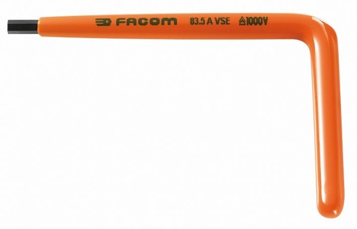 Facom 83.4AVSE 1000V Insulated Hexagonal Key – 4mm