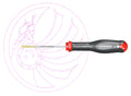 Facom AT5.5X100 Protwist Slotted 5.5 x 1.0mm Screwdriver