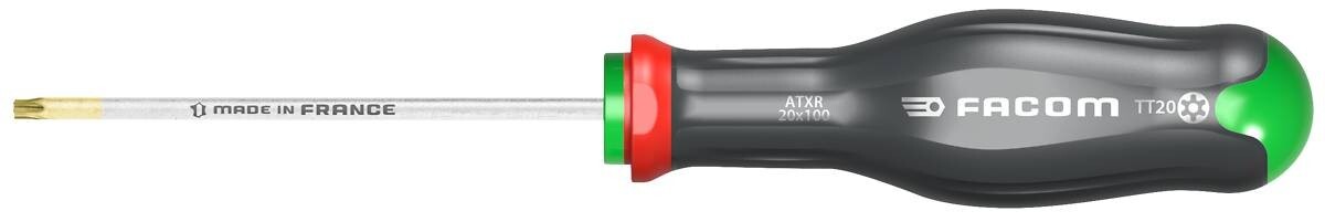 Facom ATXR20X100 Protwist Resistorx (Tamperproof) Screwdriver TT20 x 100mm