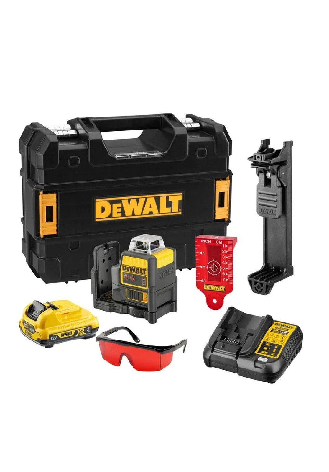 DeWalt DCE0811D1R-GB 12v XR Cordless Red Beam Laser Level Inc 1x 2.0Ah Bat