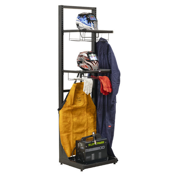 Sealey MS081FS Motorcycle Helmet & Gear Tidy, Freestanding