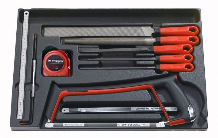 Facom MOD.601 Cutting and Measuring Set Supplied in Plastic Module Tray
