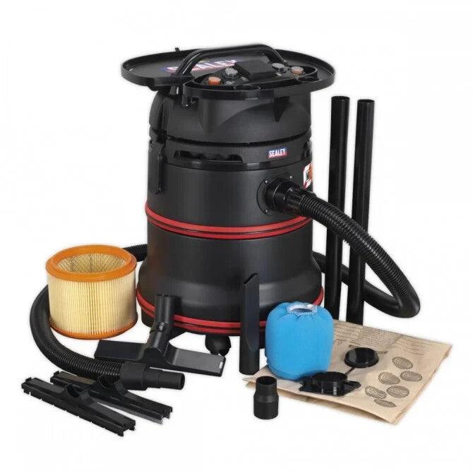 Sealey PC35230V Vacuum Cleaner Industrial Wet/Dry 35L 1200W/230V M Class