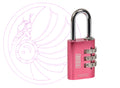 Kasp K10530PIND Aluminium Combination Padlock 30mm Pink