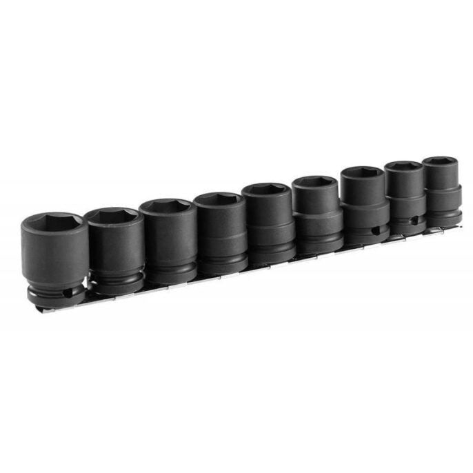 Facom NS.J9 1/2″ Drive Impact Socket Set on a Rail 13 – 24mm