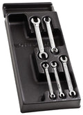 Facom MOD.43 5 Piece Flare Nut Spanner Wrench Set Module Tray 7-19mm