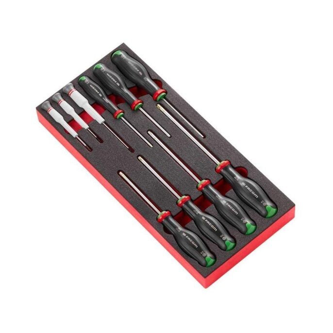 Facom MODM.AT6 10 Piece Protwist Security Torx Screwdriver Foam Module Set