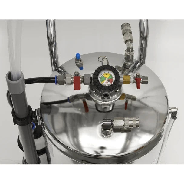 Sealey TP200S Air Operated Stainless Steel Fuel Drainer 40L