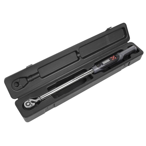 Sealey STW310 Premier Digital Torque Wrench with Angle Function 1/2"Sq Dr 30-340