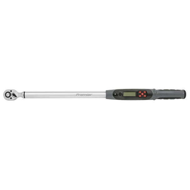 Sealey STW310 Premier Digital Torque Wrench with Angle Function 1/2"Sq Dr 30-340
