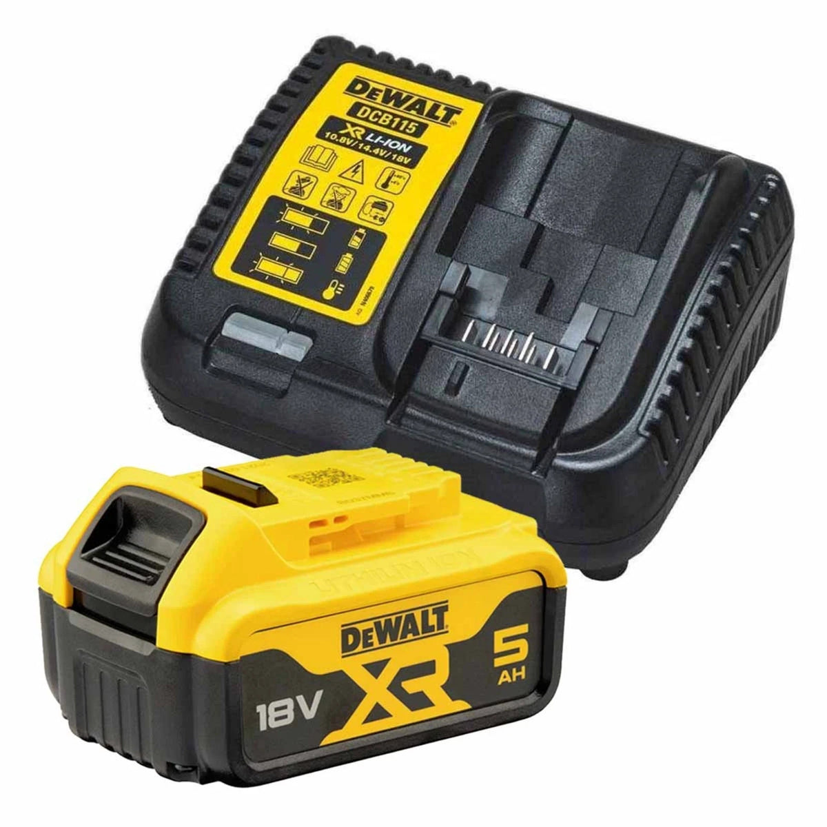 DeWalt DCM561P1S-GB 18V XR Brushless Grass Strimmer-1 x Battery & Charger