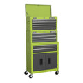Sealey AP2200BBHVSTACK American PRO® Topchest, Mid-Box Tool Chest & Rollcab