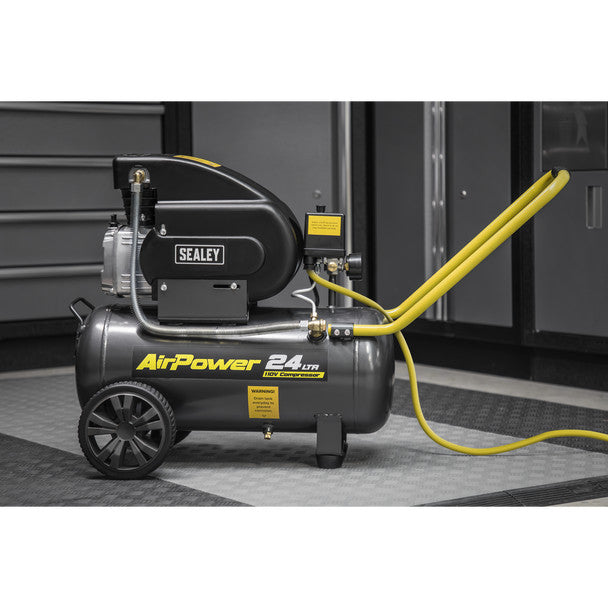 Sealey SAC2420E110V 24L Direct Drive Air Compressor 2hp 110V