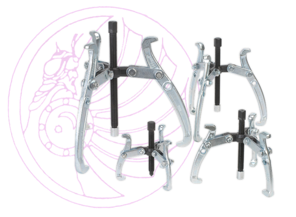 Sealey VS79 Triple Leg Gear Reversible Puller Set 4pc
