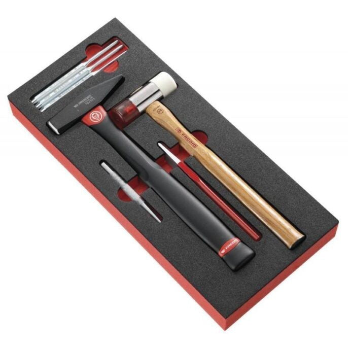 Facom MODM.MI7 Hammers and Punches Set in a Foam Module Tray