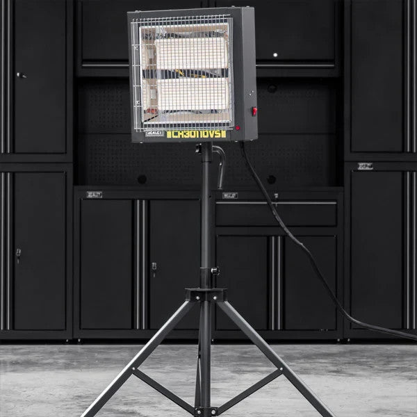 Sealey CH30110VS Ceramic Heater with Tripod Stand 1.2/2.4kW - 110V