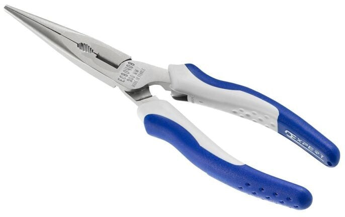 Expert by Facom E080408 Half-Round Straight Long Nose Pliers 200mm