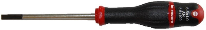 Facom AN2.5X75 Flat Head Screwdriver For Slotted Screws 2.5 x 75mm