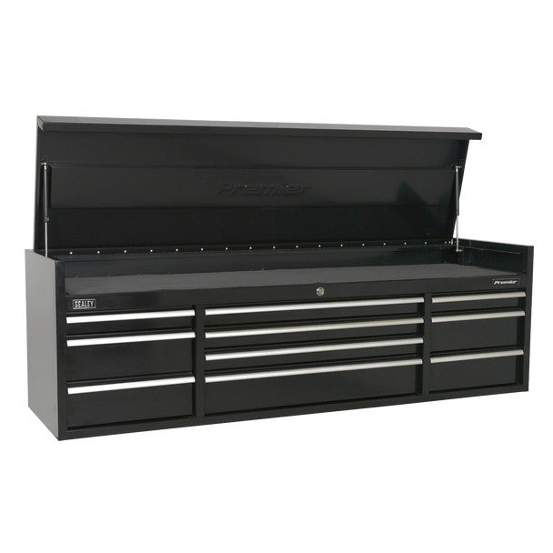 Sealey PTB181510 Premier Heavy-Duty Extra-Wide Topchest 10 Drawer 1830mm - Black
