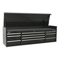 Sealey PTB181510 Premier Heavy-Duty Extra-Wide Topchest 10 Drawer 1830mm - Black