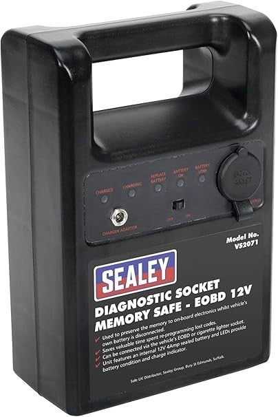 Sealey VS2071 Diagnostic Socket Memory Safe - EOBD 12V