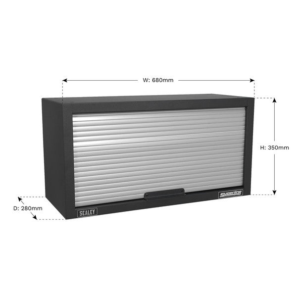 Sealey APMS54 Superline PRO® Modular Wall Cabinet Tambour Front 680mm