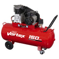 Sealey SAC1153B 150L Belt Drive Air Compressor with Cast Cylinders &Wheels 3.5hp