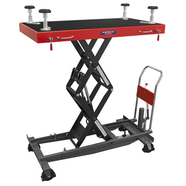 Sealey EVBT1000 High Lift EV Battery Lift/Hydraulic Platform Truck 1000kg Cap