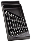 Facom MOD.44-1 9 Piece Metric Double Open Ended Spanner Set In Module