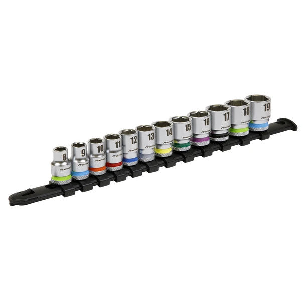 Sealey AK2660 Premier Platinum Socket Set 3/8"Sq Drive 12pc