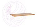 Dellonda DH20 Rectangular Desktop 1400 x 700mm - Oak