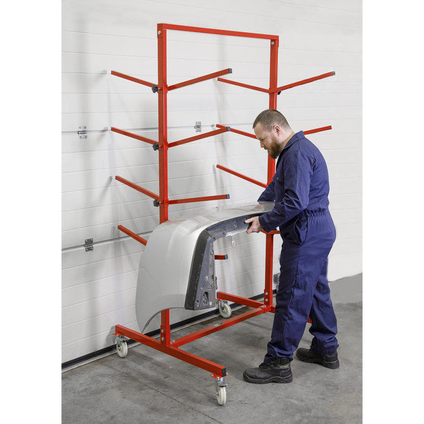 Sealey RE55 4-Level Double-Sided Bumper Rack