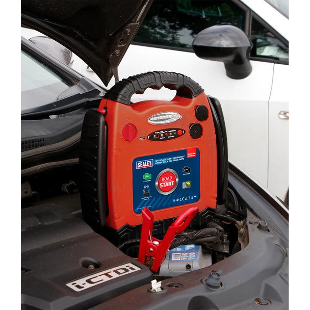 Sealey RS131 12V Emergency Jump Starter 900 Peak Amps