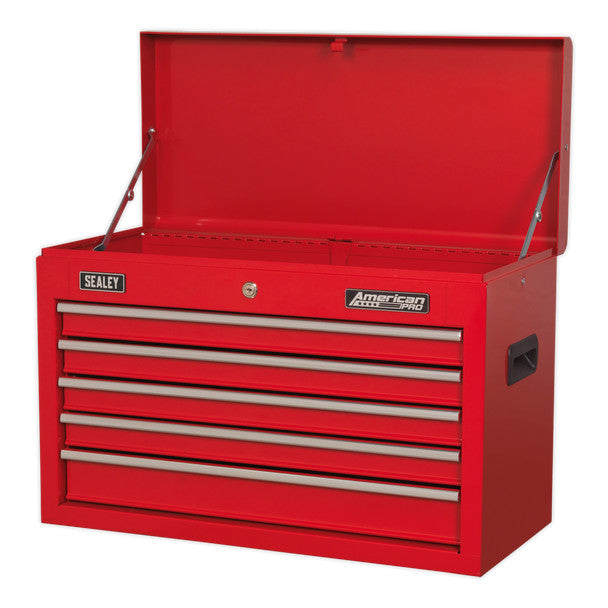 Sealey AP225 American PRO® Topchest 5 Drawer - Red