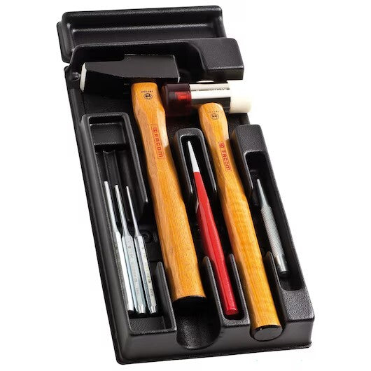 Facom MOD.MI1 Hammer, Punch & Chisel Impact Set Supplied in Plastic Module Tray